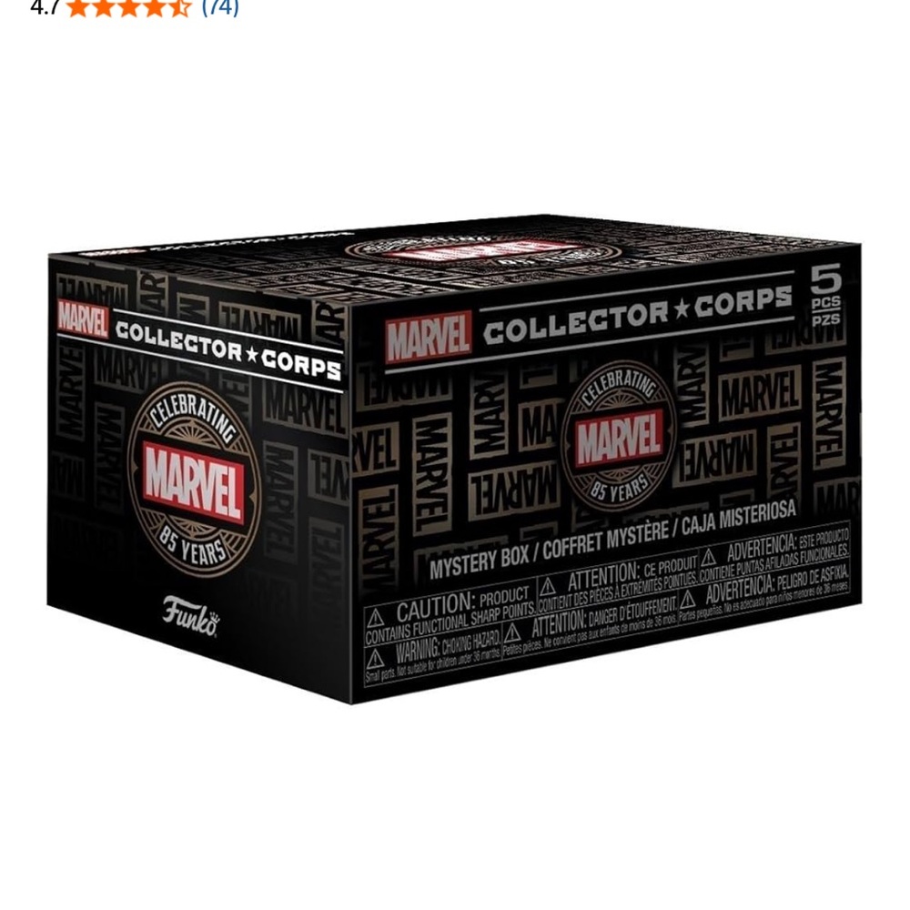 Funko Marvel Collector Corp Subscription Box: Marvel’s 85th Anniversary XL nwt - Picture 2 of 10